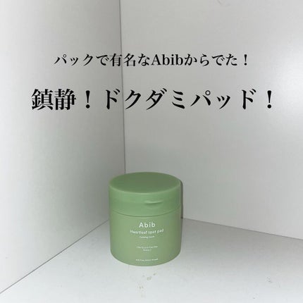 ドクダミカーミングタッチスポットパッド/Abib /トナーパッドを使ったクチコミ(1枚目)