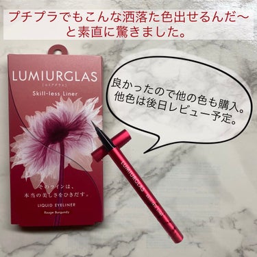 スキルレスライナー/LUMIURGLAS/リキッドアイライナーを使ったクチコミ（1枚目）