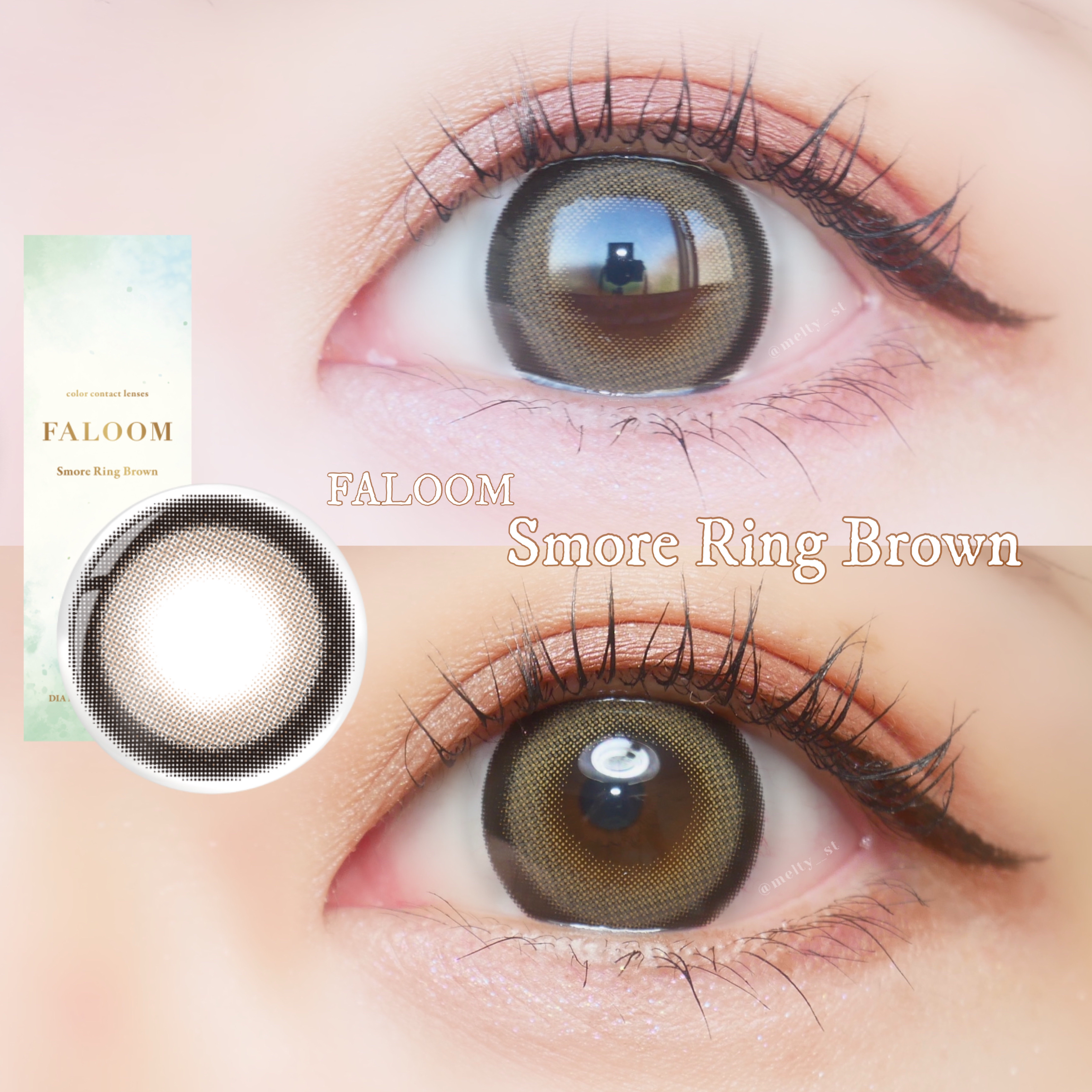 FALOOM 1DAY スモアリング/FALOOM/ワンデー（１DAY）カラコンを使ったクチコミ（1枚目）