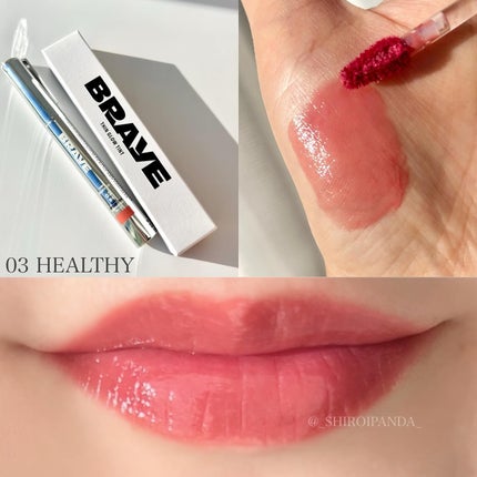 THIN GLOW TINT/BRAYE/口紅を使ったクチコミ(5枚目)