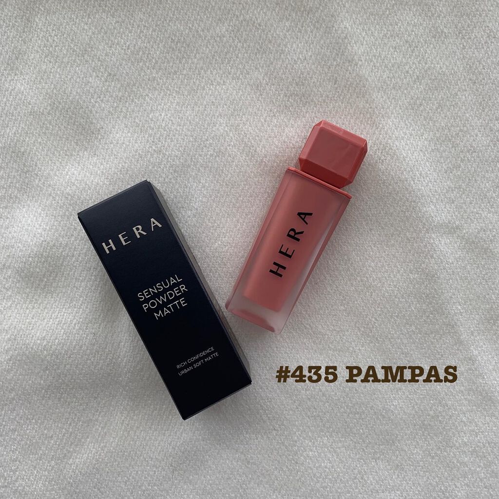 センシュアルパウダーマットリキッド/HERA/口紅を使ったクチコミ（1枚目）