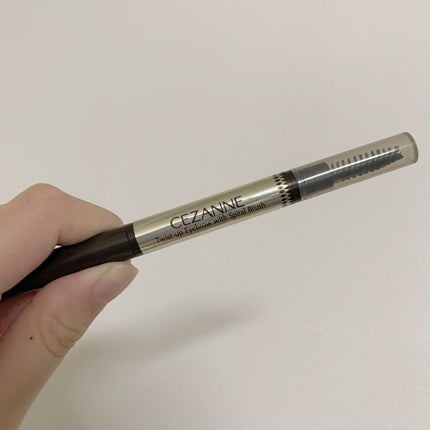 ブラシ付きアイブロウ繰り出し/CEZANNE/アイブロウペンシルを使ったクチコミ(1枚目)