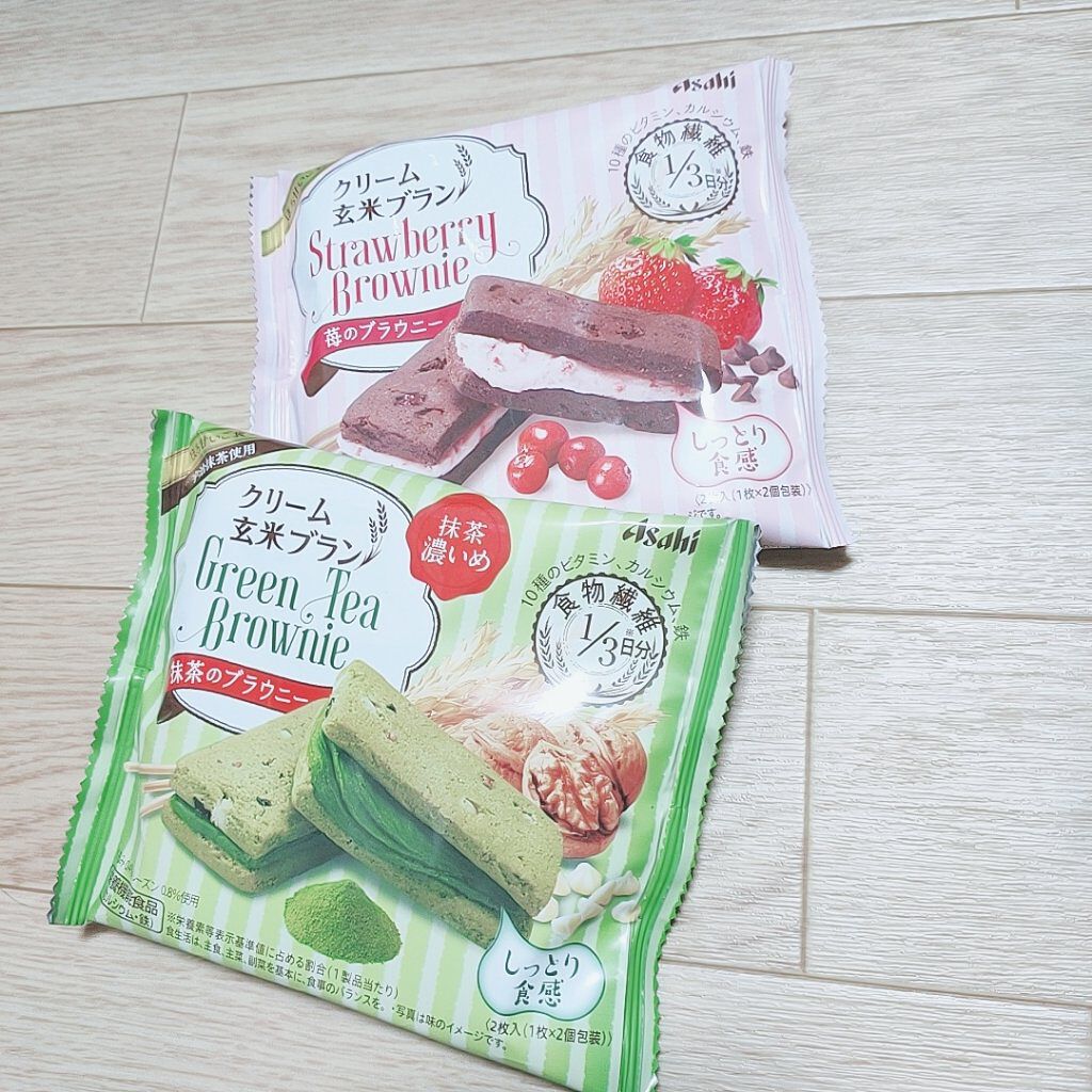 クリーム玄米ブラン ブラウニー/アサヒフードアンドヘルスケア/バランス栄養食を使ったクチコミ（1枚目）