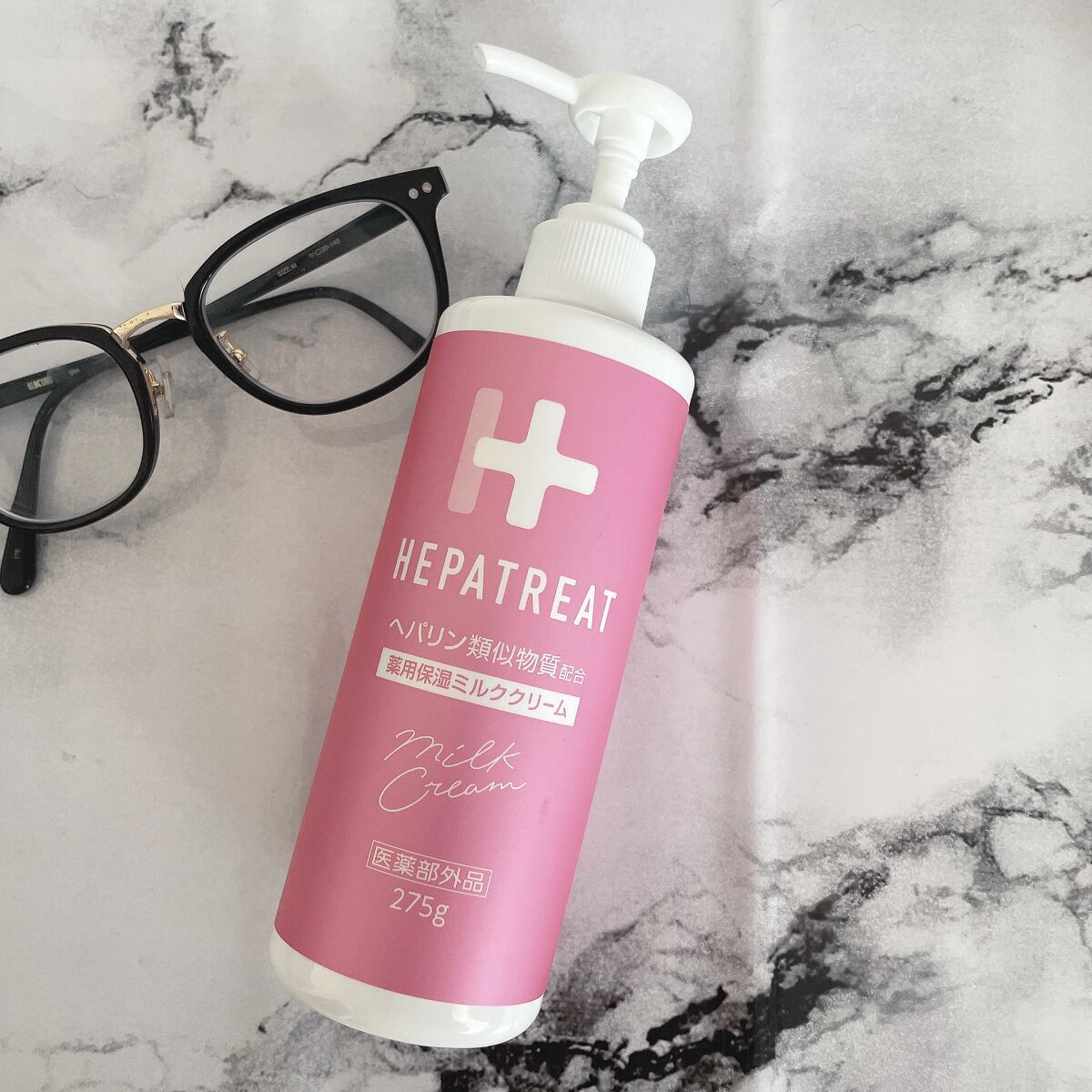 ヘパトリート 薬用保湿ミルククリーム/ゼトックスタイル/ボディクリームを使ったクチコミ（1枚目）