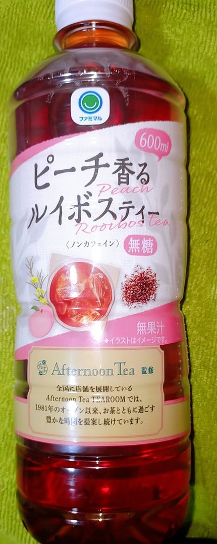 ピーチ香るルイボスティー無糖/ファミマル/ドリンクを使ったクチコミ(1枚目)