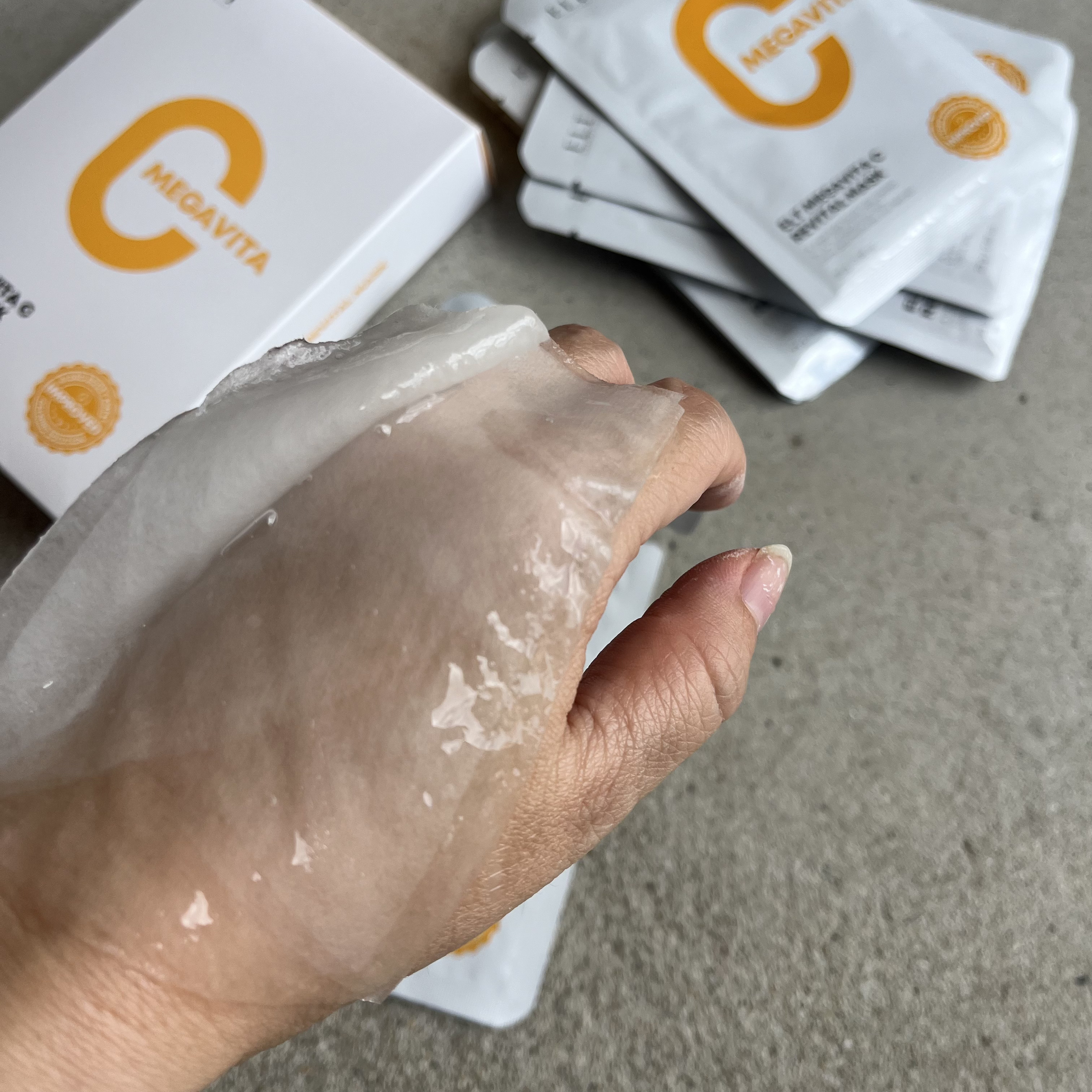 メガビタCリバイタルマスク/ELT COSMETICS/シートマスク・パックを使ったクチコミ（3枚目）