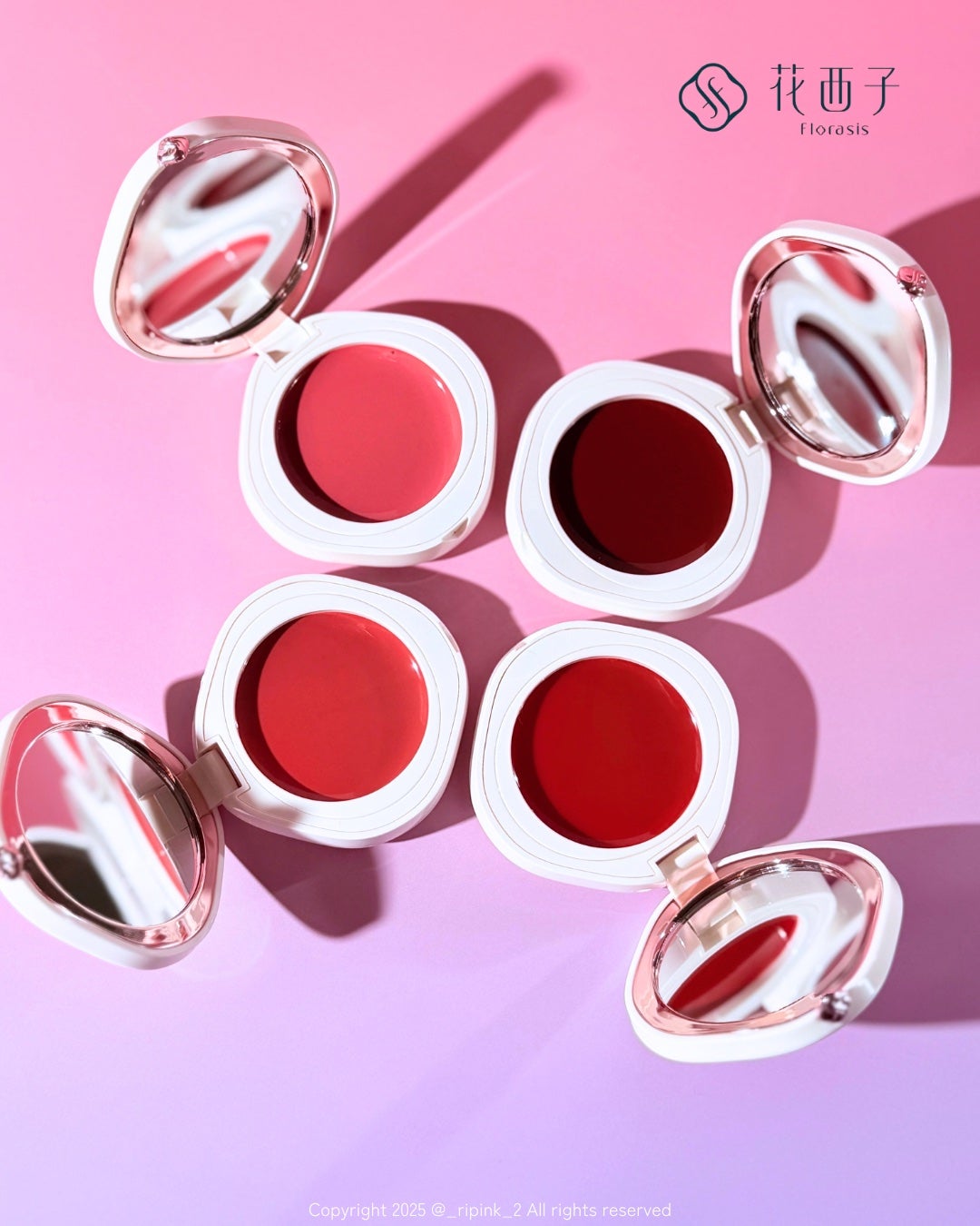 花潤盈露ティントリップバーム/花西子/リップティントを使ったクチコミ(4枚目)