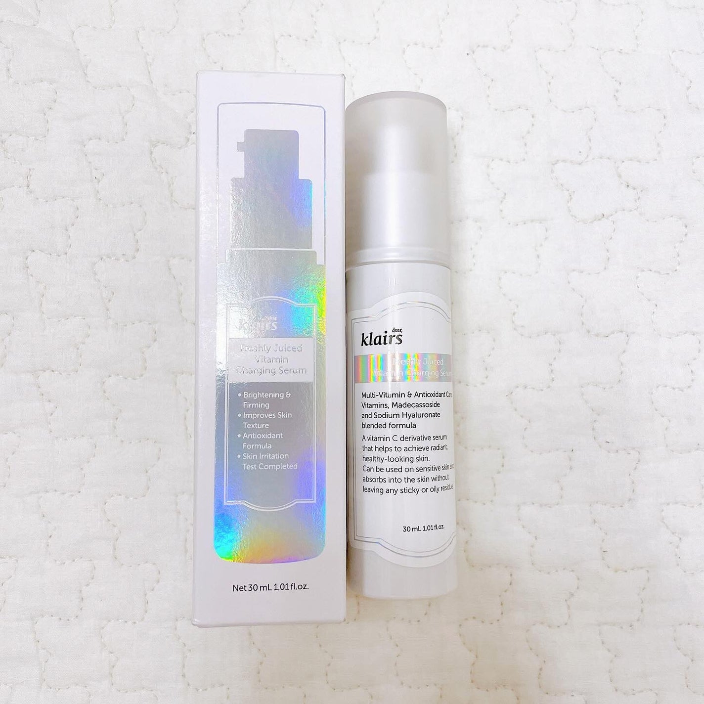 フレッシュリージュースドビタミンチャージングセラム(30ml)/Klairs/美容液を使ったクチコミ(1枚目)