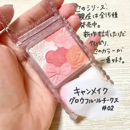 グロウフルールチークス/キャンメイク/パウダーチークを使ったクチコミ(1枚目)