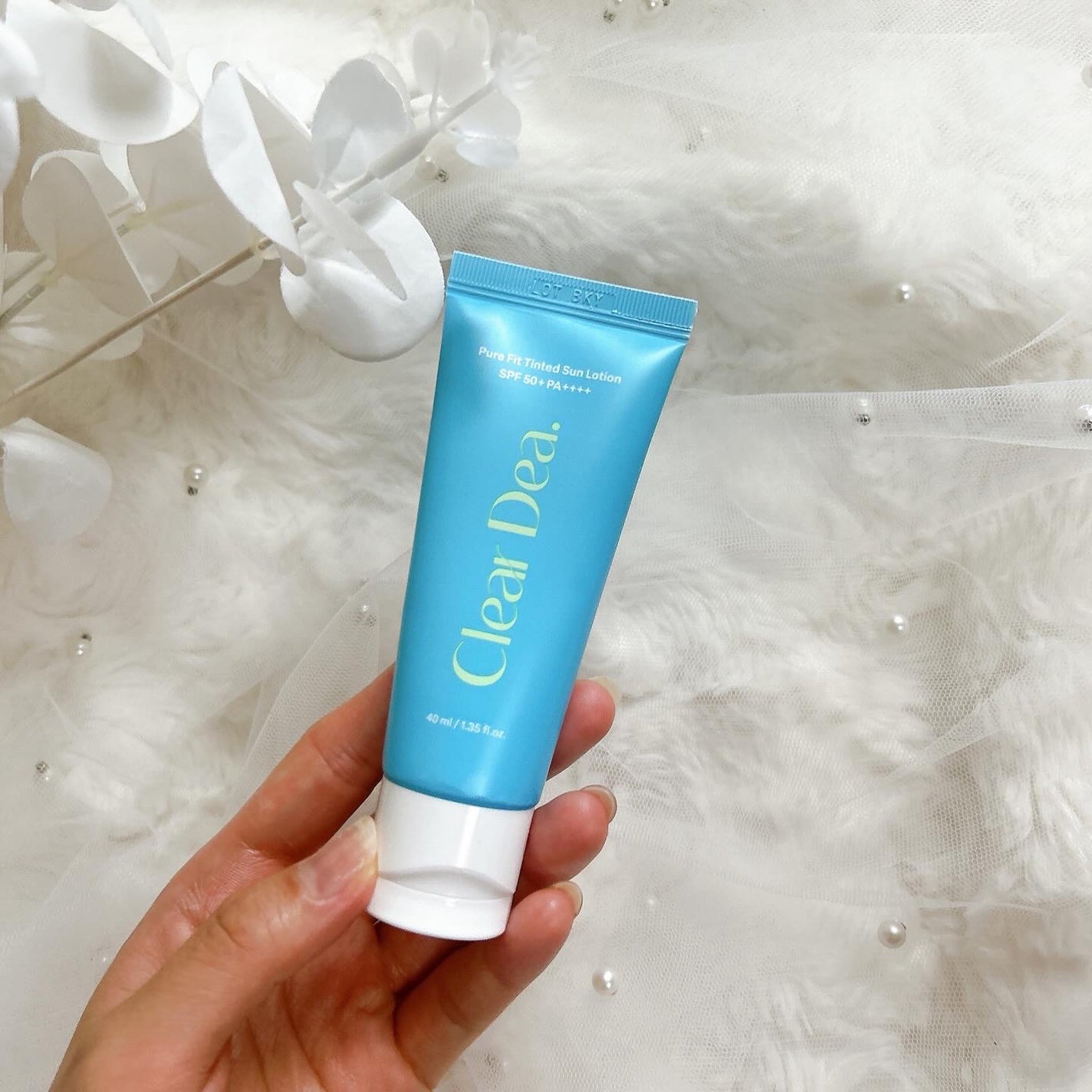 ピュアフィットティンテッドサンローション/ClearDea./日焼け止めローションを使ったクチコミ(8枚目)