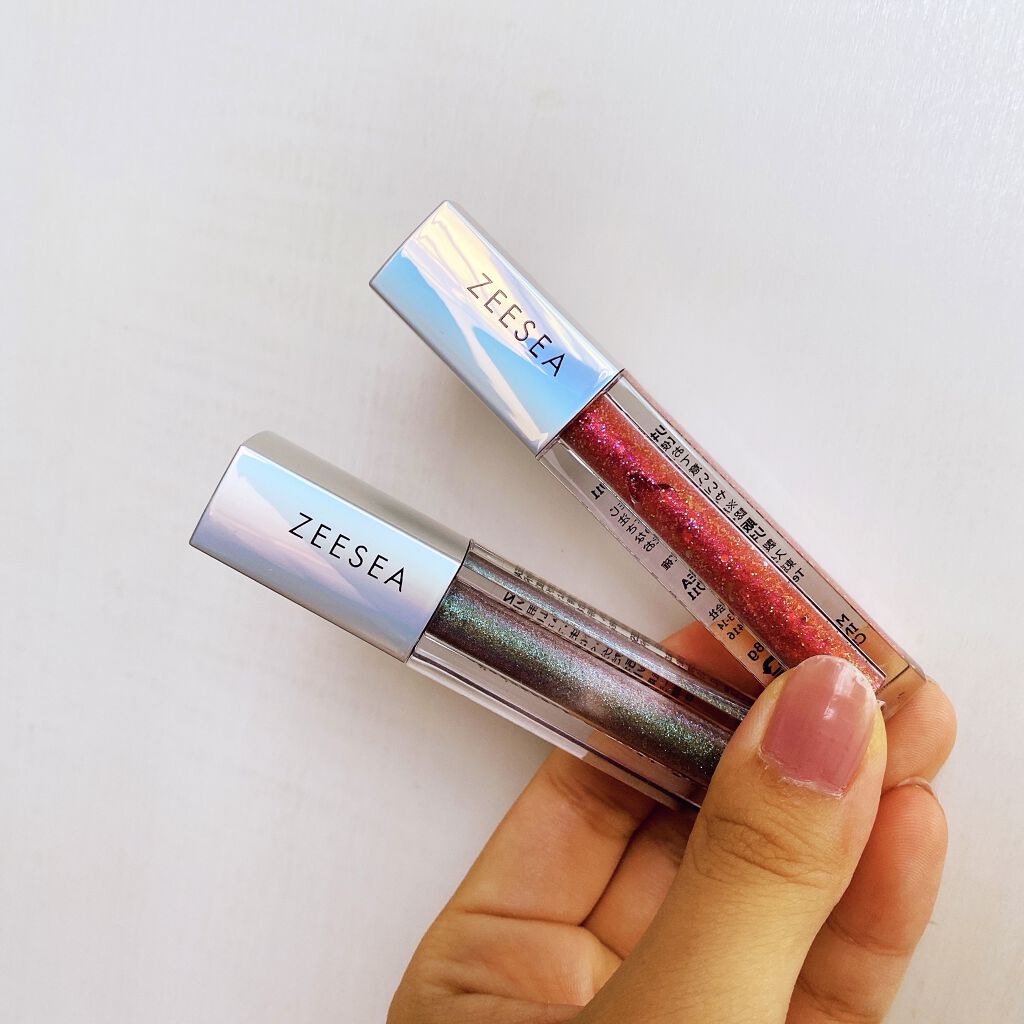 ダイヤモンドシリーズ 星空リキッドアイシャドウ/ZEESEA/リキッドアイシャドウを使ったクチコミ（2枚目）