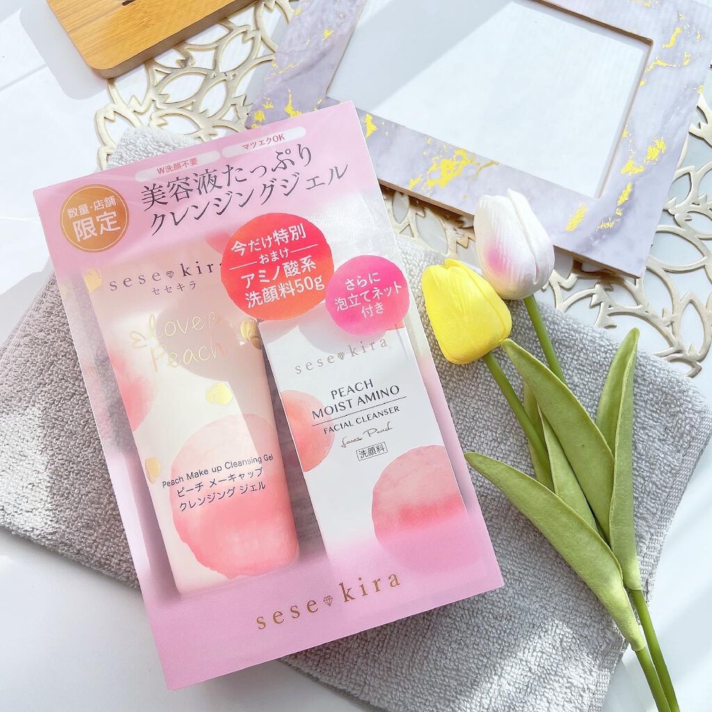 ピーチメーキャップクレンジングジェル/sesekira/クレンジングジェルを使ったクチコミ(1枚目)