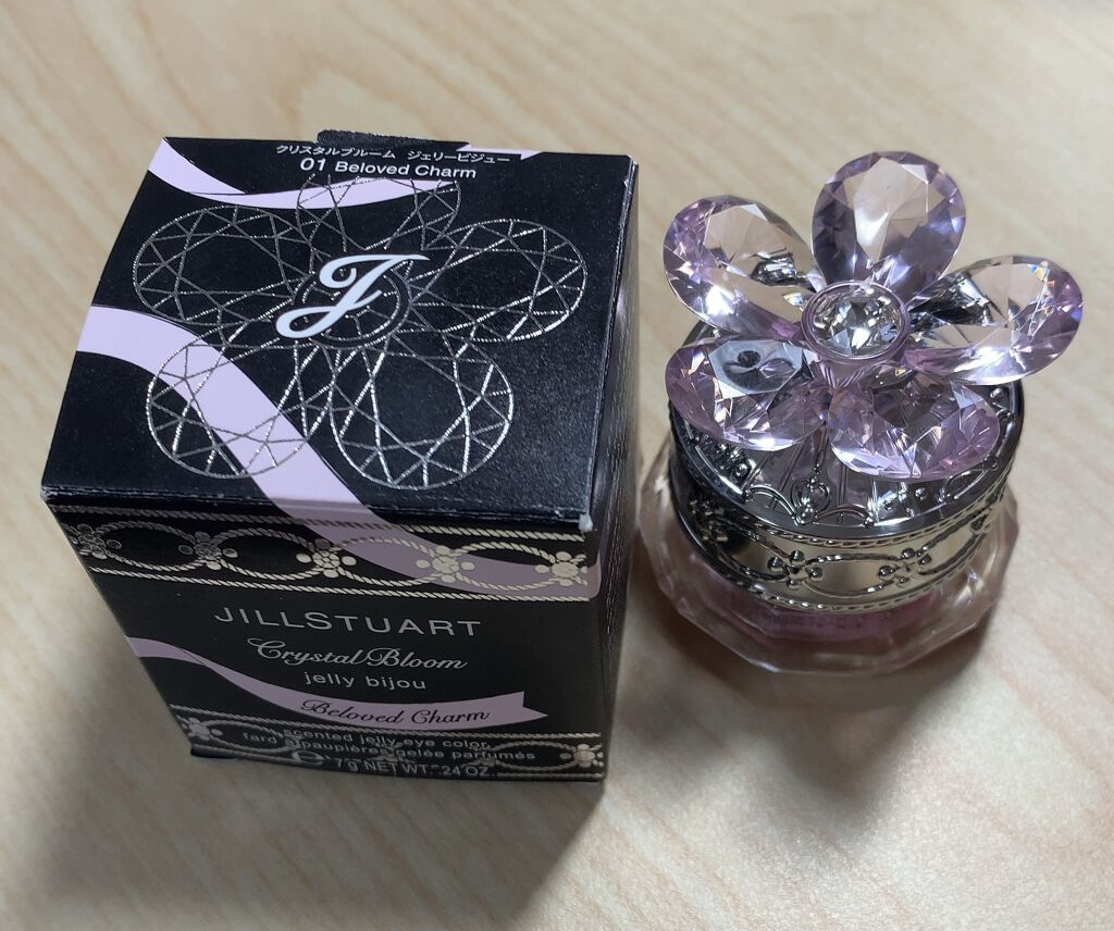 ジルスチュアート クリスタルブルーム ジェリービジュー 01 Beloved Charm/JILL STUART/ジェル・クリームアイシャドウを使ったクチコミ（1枚目）