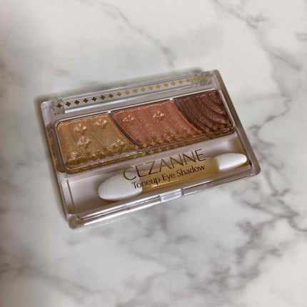 トーンアップアイシャドウ/CEZANNE/アイシャドウパレットを使ったクチコミ(2枚目)