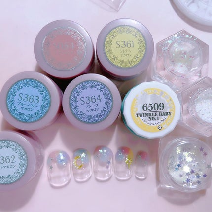 なかやまちえこ on LIPS 「🌙☁️⠀365日ネイル213日め⠀⠀#nail#nails#n..」(3枚目)