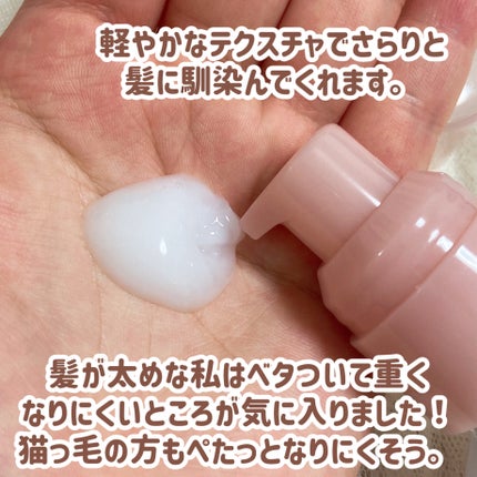 さらりとまとまるヘアミルク/モモリ/ヘアミルクを使ったクチコミ(3枚目)