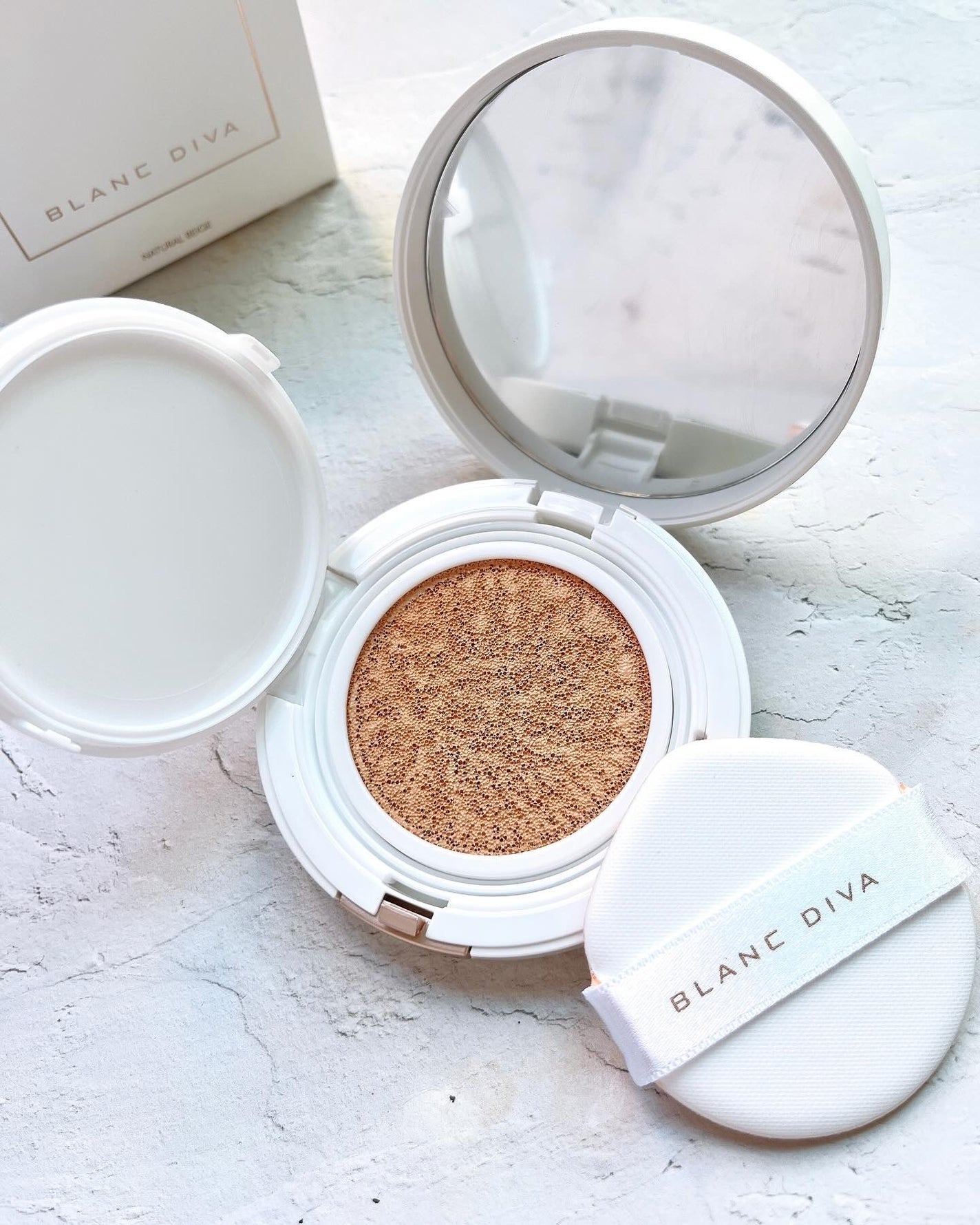 GLEAM COVERAGE CUSHION/BLANC DIVA/クッションファンデーションを使ったクチコミ(1枚目)