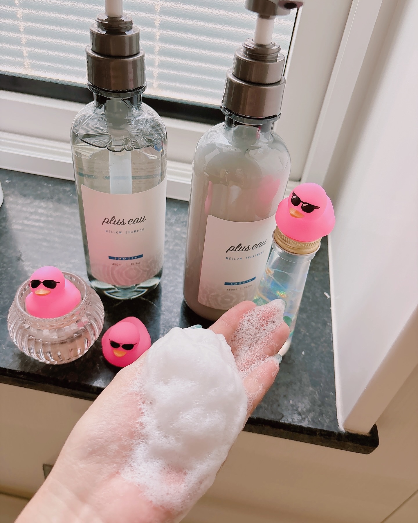 メロウシャンプー/メロウトリートメント/plus eau/市販シャンプーを使ったクチコミ（2枚目）