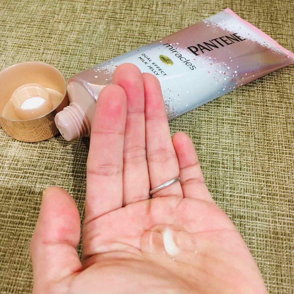 ミラクルズ デュアル エフェクト ミルク ジェリー/パンテーン/洗い流すヘアトリートメントを使ったクチコミ（3枚目）