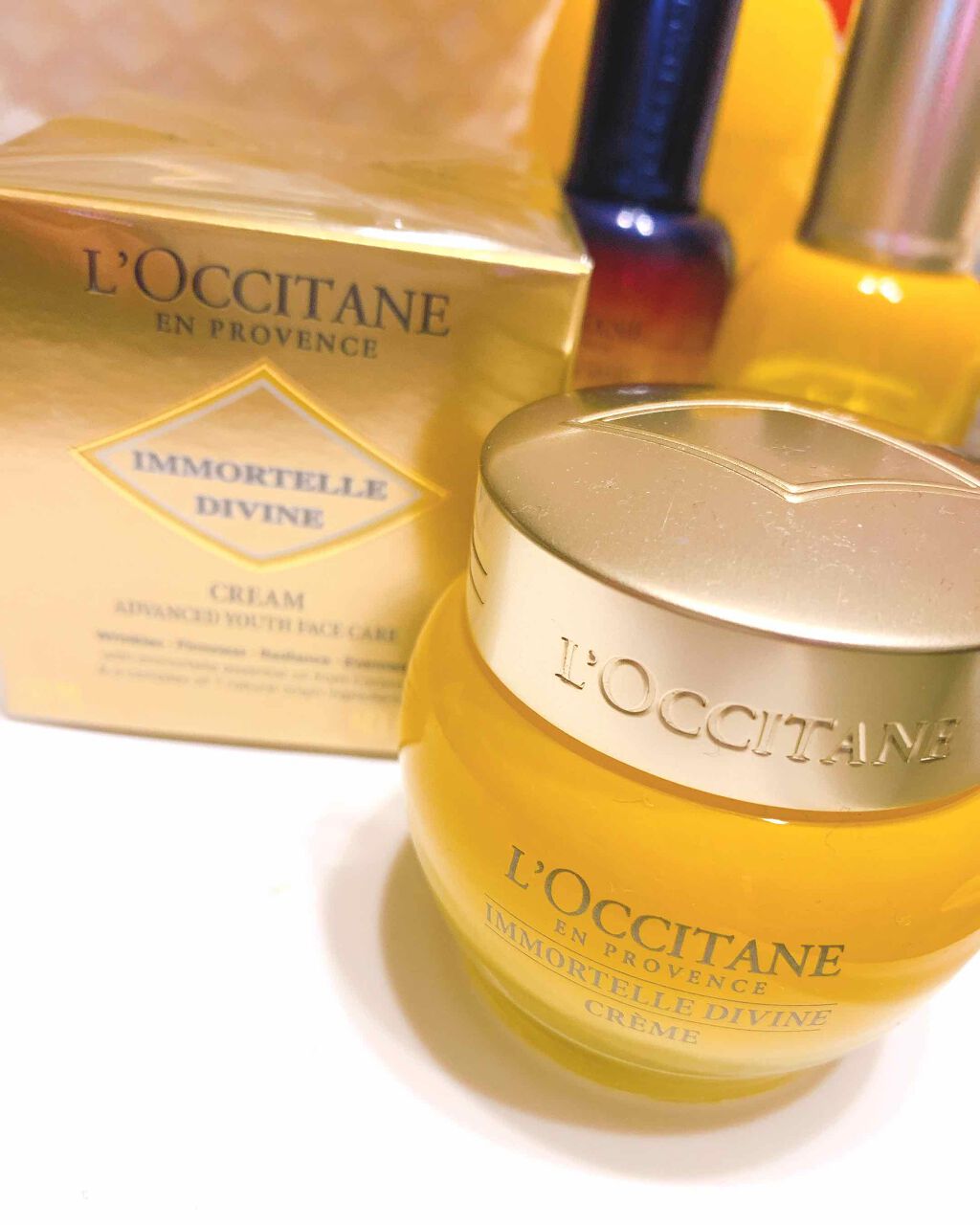 イモーテル ディヴァイン クリーム(旧)/L'OCCITANE/フェイスクリームを使ったクチコミ(1枚目)