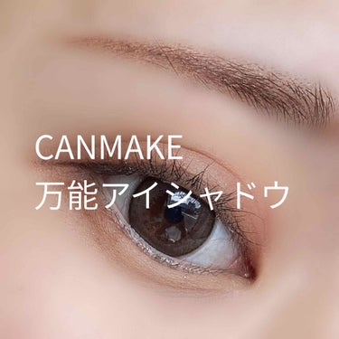 これ一つで目元完成しちゃう？！
CANMAKE パーフェクトマルチアイズ03

マットな質感でテラコッタブラウン的な感じになってます👀💓
ブラウンでも暗過ぎなくて好き
私は統一感を出したくて眉毛にも使っ