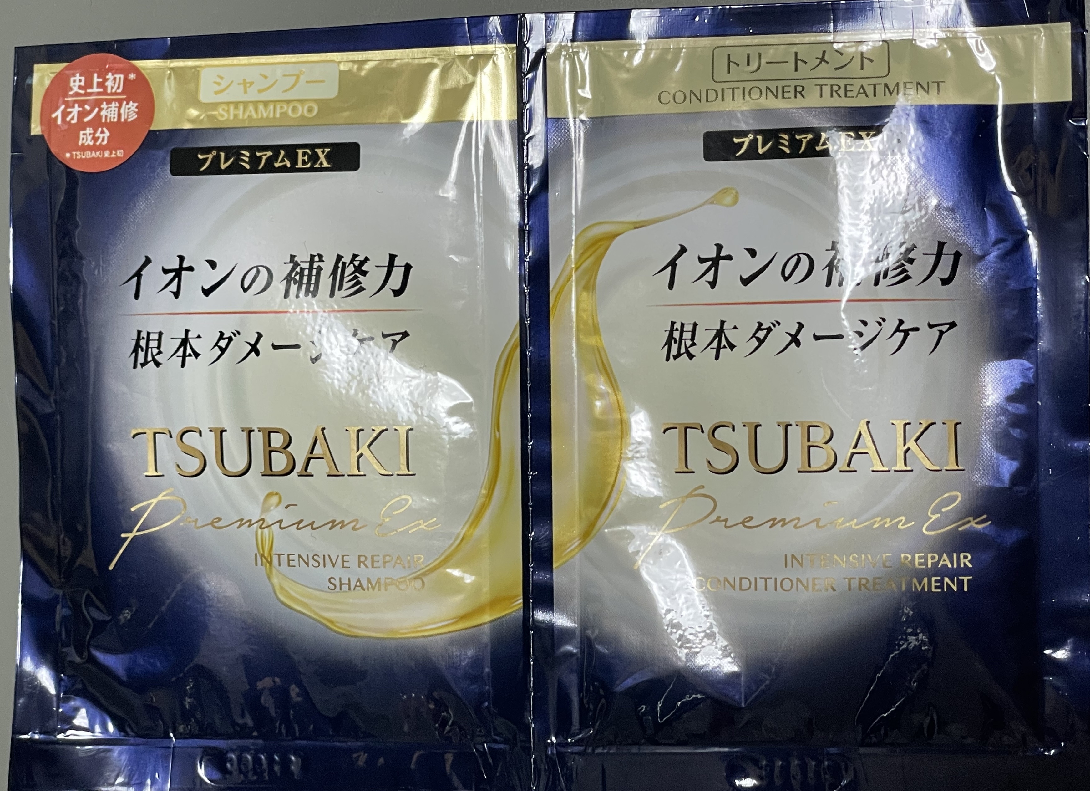 プレミアムＥＸ インテンシブリペア ＜シャンプー＞／コンディショナー＜ヘアトリートメント＞ /TSUBAKI/市販シャンプーを使ったクチコミ（1枚目）