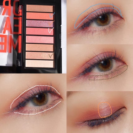 カラーステイ ルックス ブック パレット/REVLON/アイシャドウパレットを使ったクチコミ(7枚目)