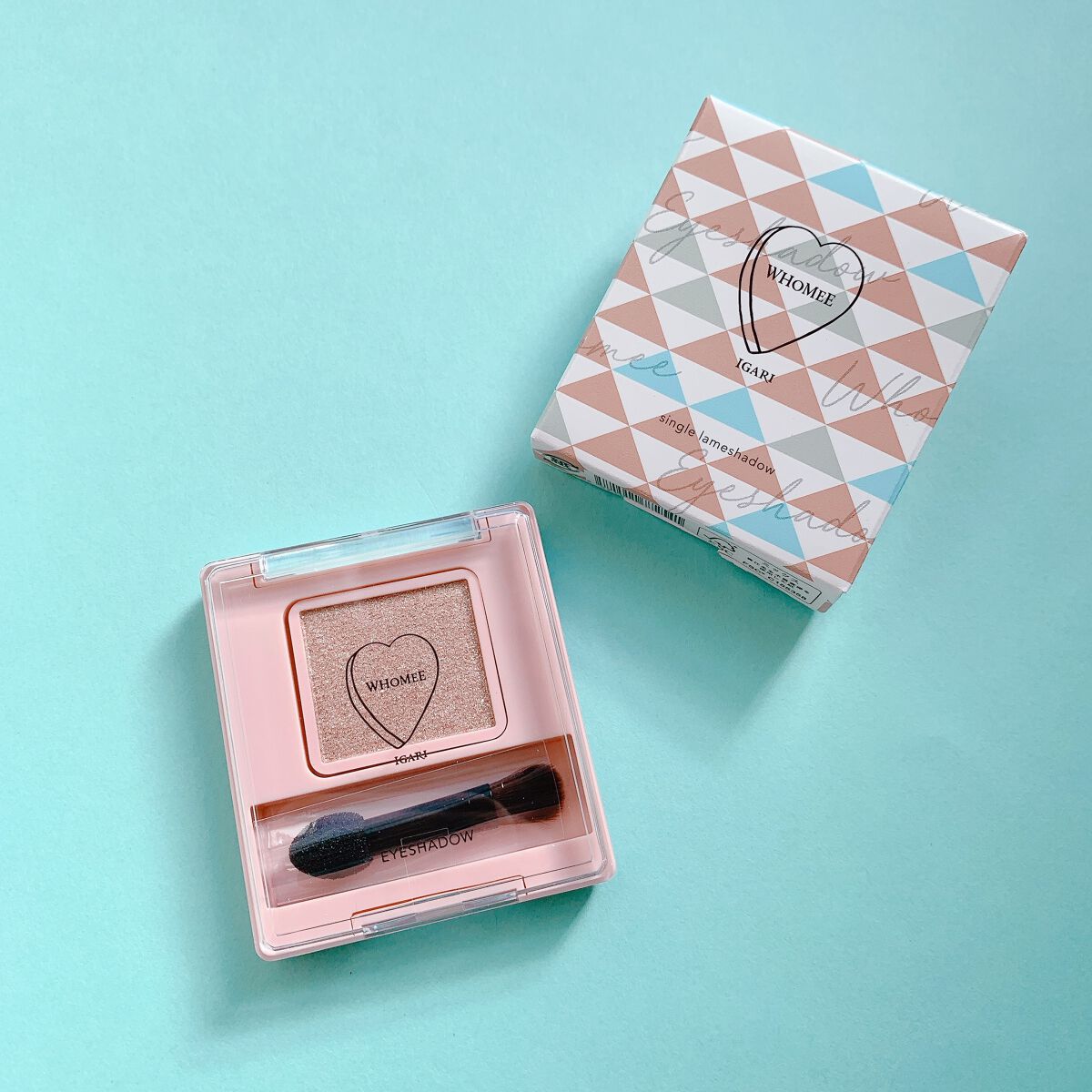 フーミー シングルラメシャドウ/WHOMEE/単色アイシャドウを使ったクチコミ(1枚目)