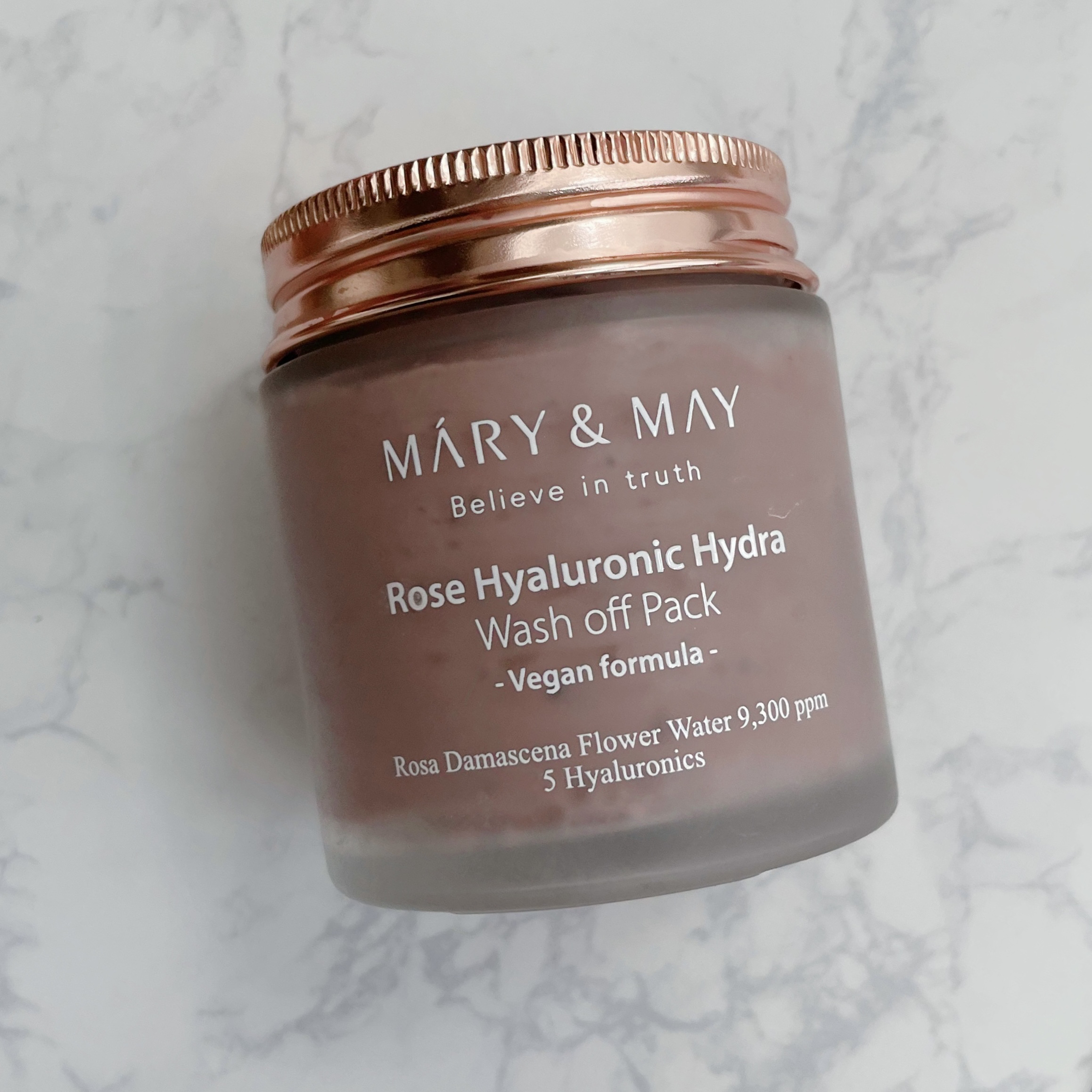 ローズヒアルロニックハイドラウォッシュオフパック/MARY&MAY/洗い流すパック・マスクを使ったクチコミ（3枚目）