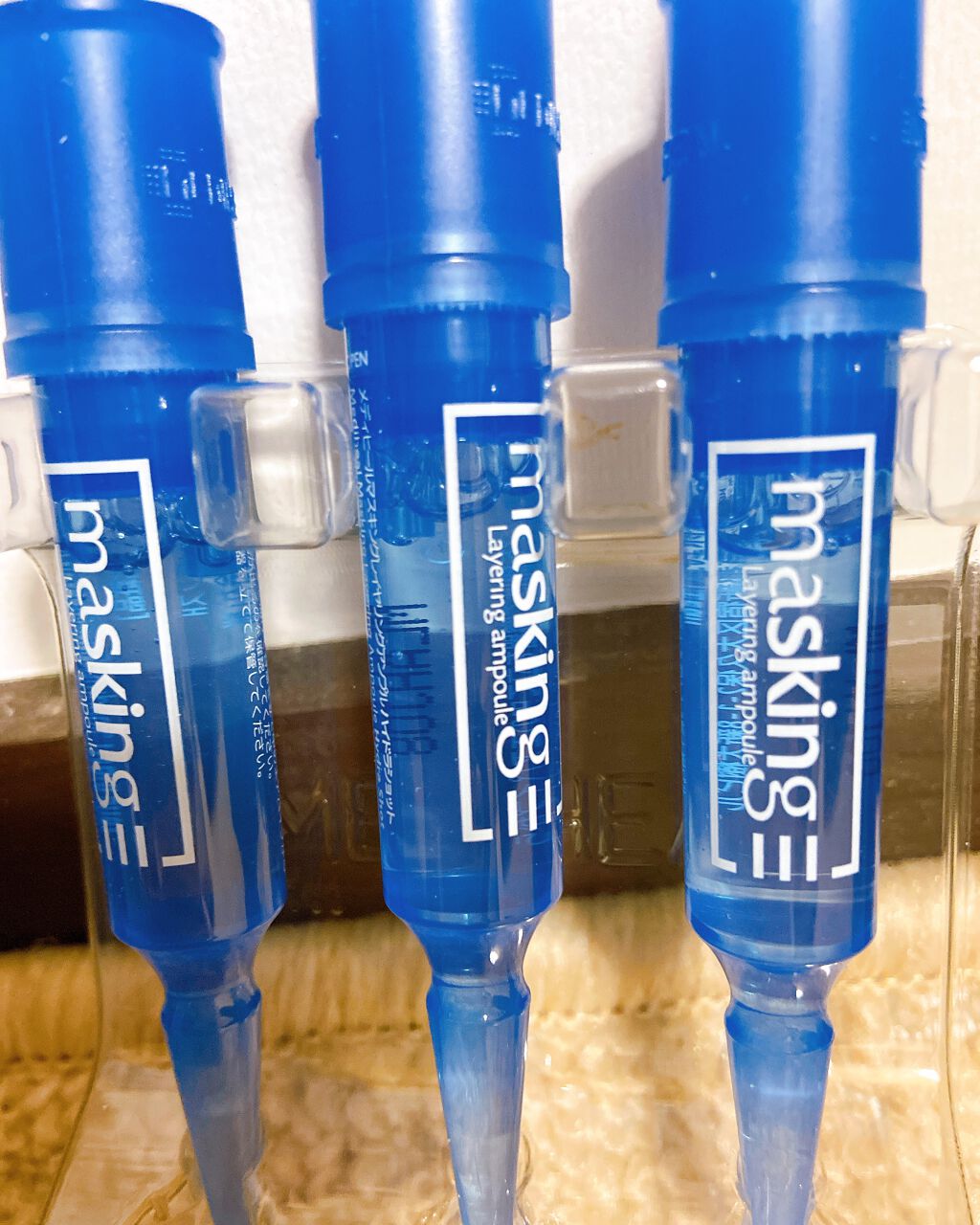 マスキング レイアリング アンプル /MEDIHEAL/美容液を使ったクチコミ(1枚目)