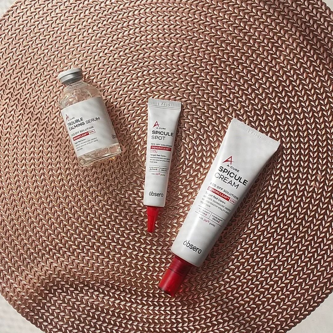 エーキュアトラブルカーミングセラム/obsero/美容液を使ったクチコミ（1枚目）