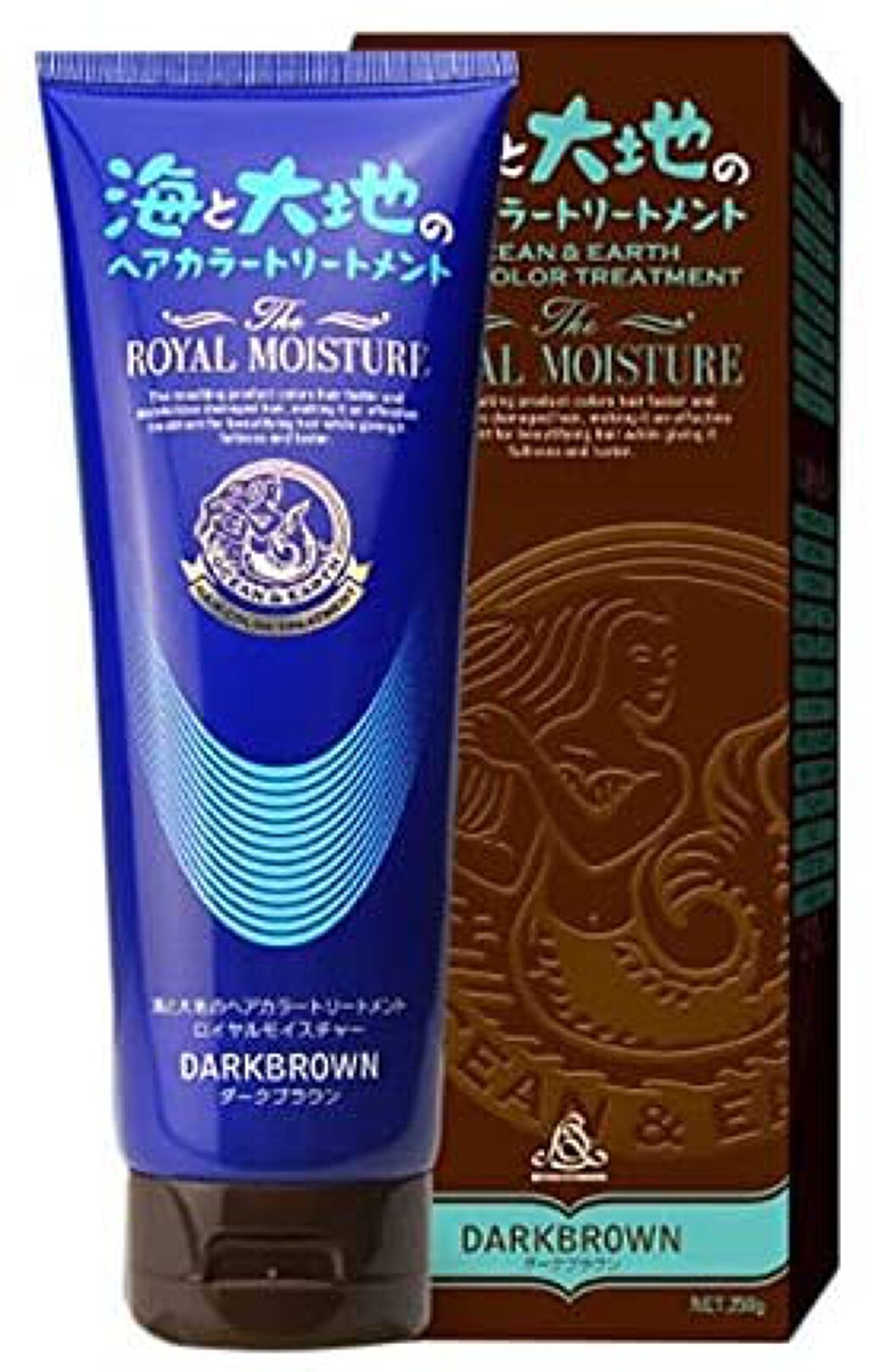 海と大地のヘアカラートリートメントロイヤルモイスチャー ダークブラウン
