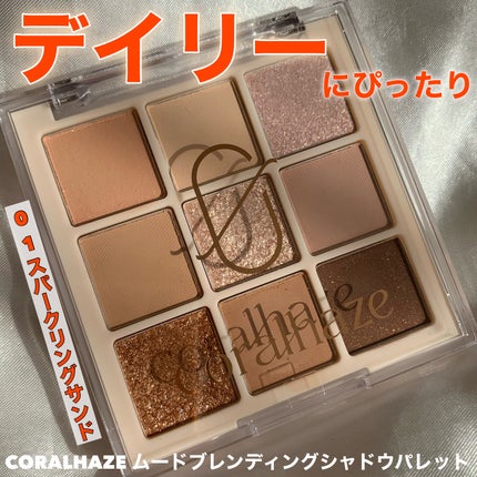 ムードブレンディングシャドウパレット/Coralhaze/アイシャドウパレットを使ったクチコミ(1枚目)