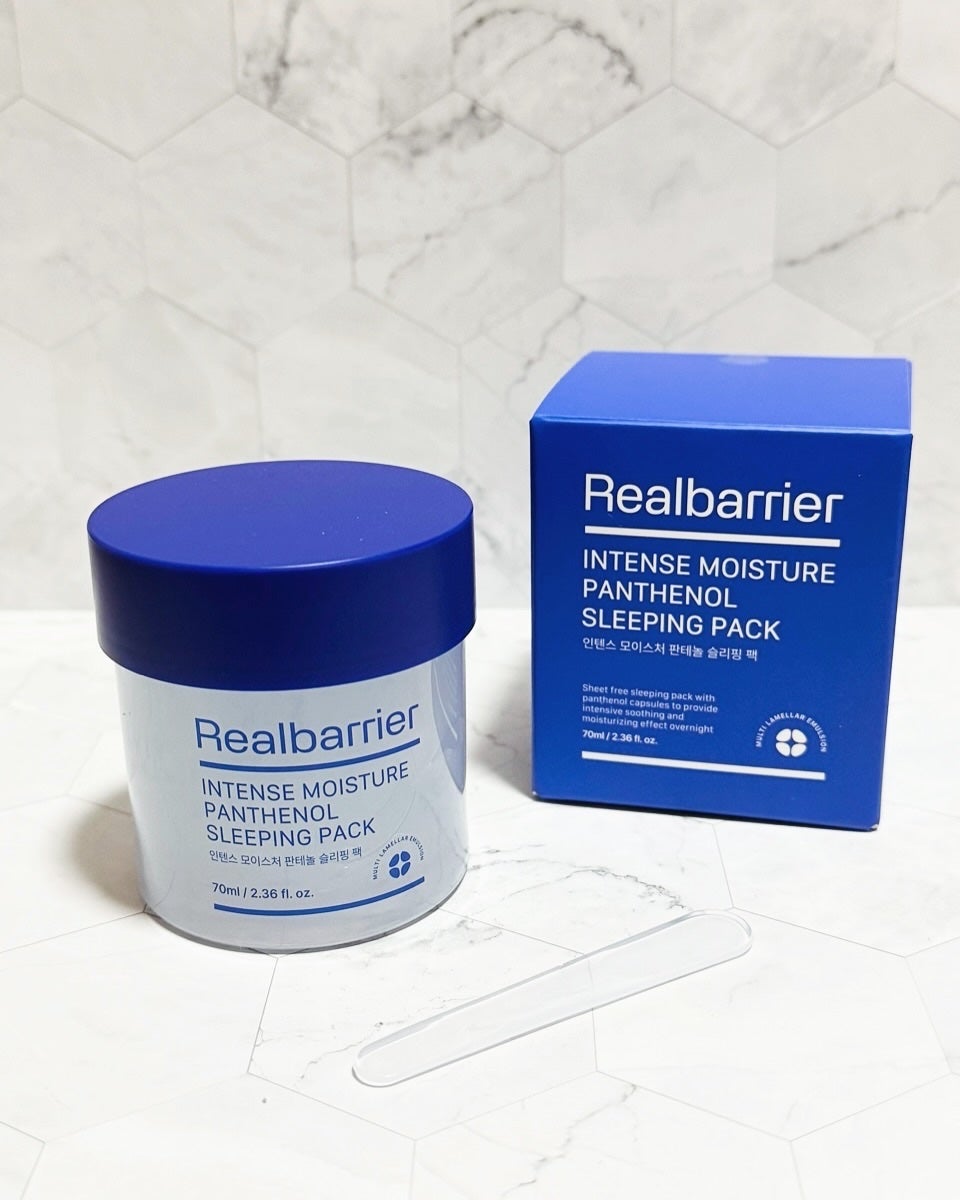 インテンスモイスチャーパンテノールスリーピングパック/Real Barrier/シートマスク・パックを使ったクチコミ(9枚目)