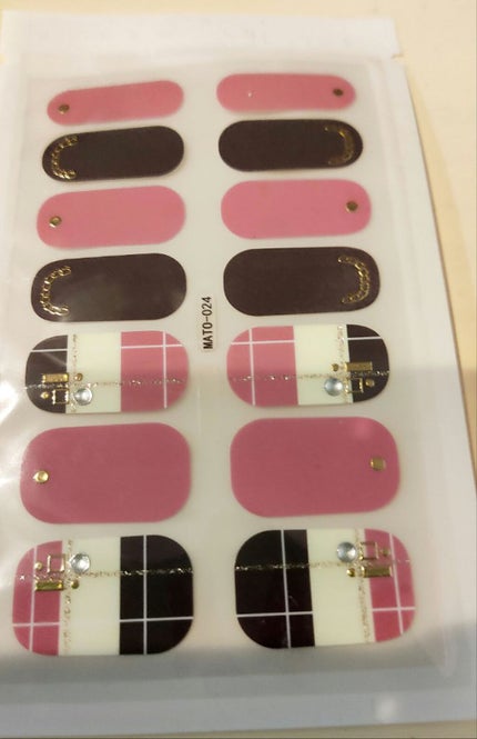 ネイルシール/Qoo10/ネイルシールを使ったクチコミ(2枚目)