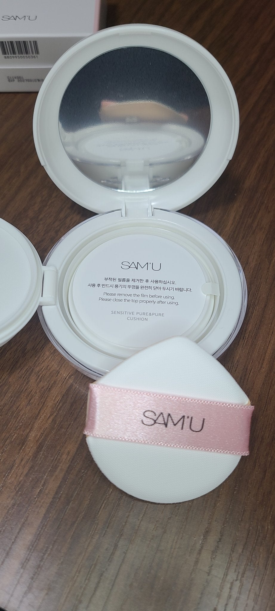 センシティブピュア&ピュアクッション/SAM'U/クッションファンデーションを使ったクチコミ(3枚目)