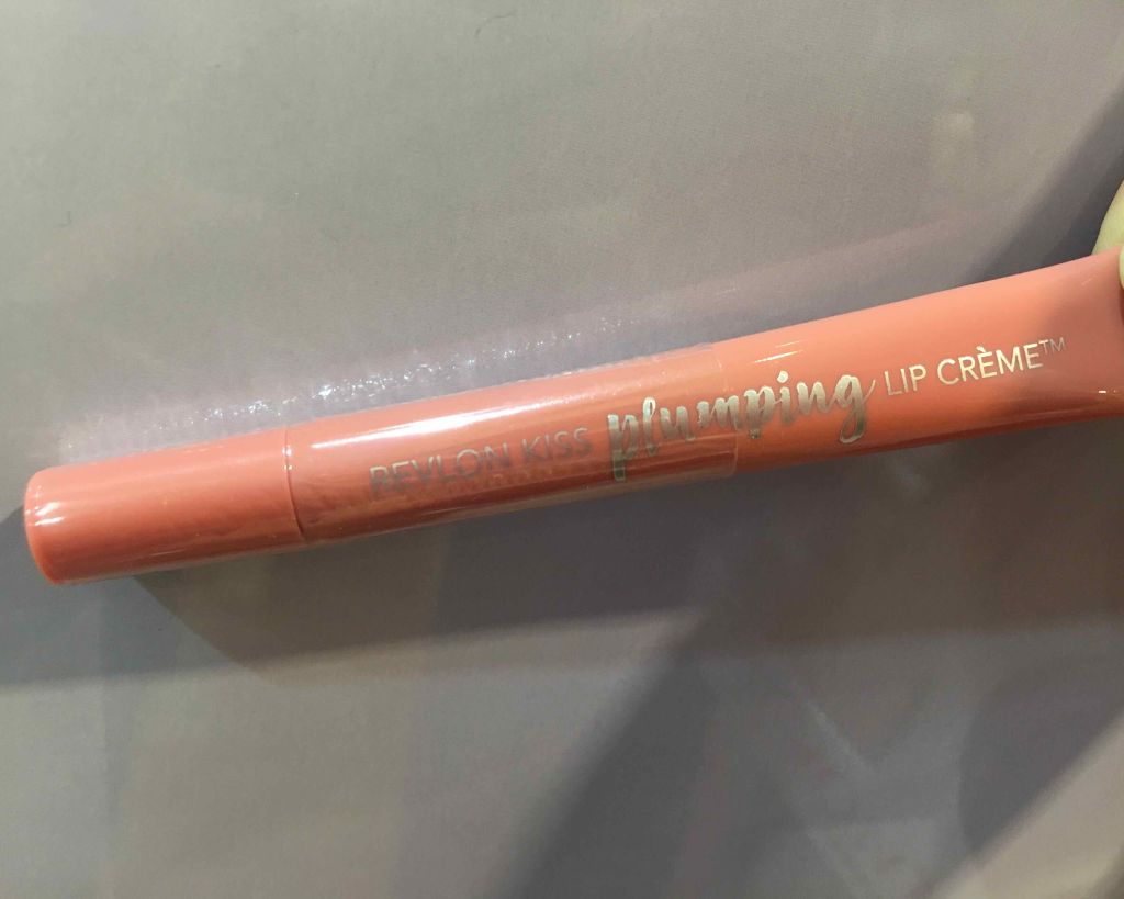 キス プランピング リップ クリーム 505 アプリコットシルク（限定色）/REVLON/リップクリームを使ったクチコミ（1枚目）