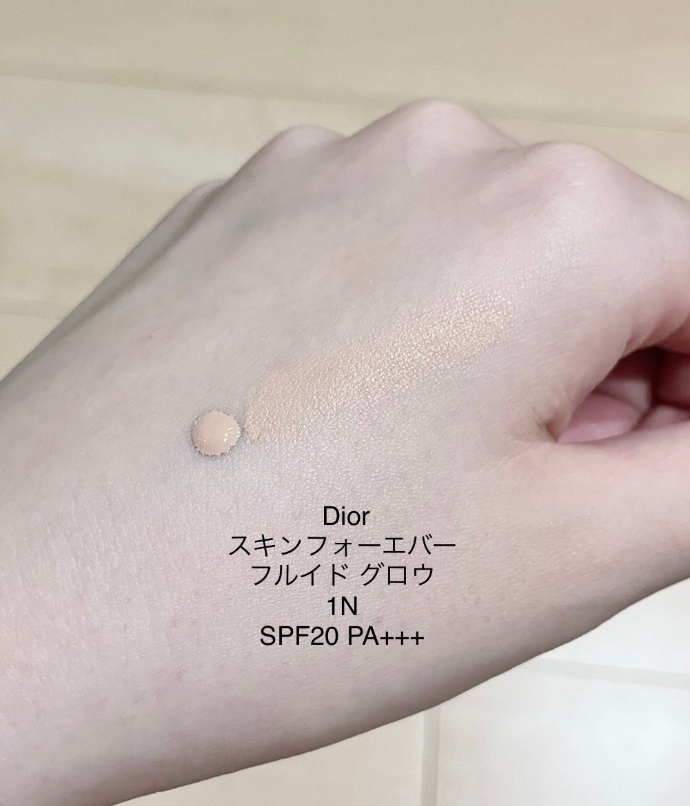 ディオールスキン フォーエヴァー フルイド グロウ/Dior/リキッドファンデーションを使ったクチコミ(1枚目)