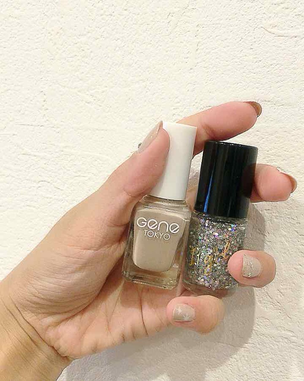 ITGグリッターネイル/DAISO/マニキュアを使ったクチコミ（1枚目）