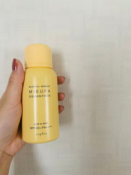 フレグランスUVスプレー オスマンサス/MIEUFA/日焼け止めミスト・スプレーを使ったクチコミ(1枚目)