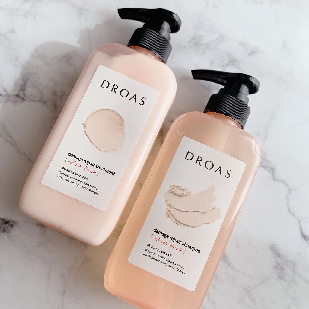 ダメージリペアシャンプー/トリートメント/DROAS/市販シャンプーを使ったクチコミ(5枚目)