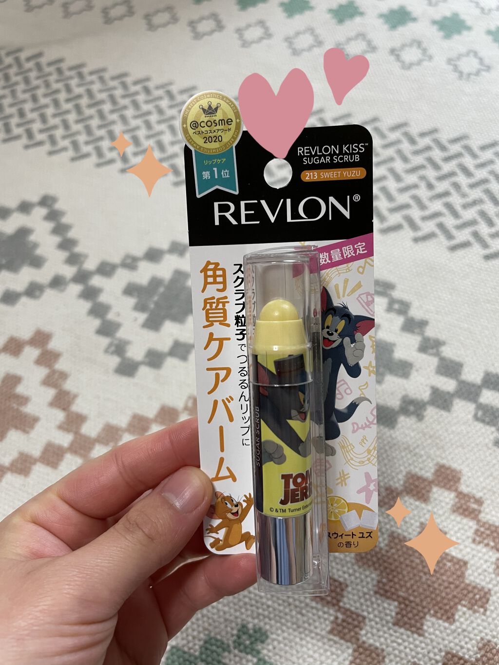 私の大好きなリップ
レブロン キスシュガースクラブ！！💄

トムとジェリーのコラボ限定品です！✨✨

見つけた瞬間、即購入しました笑👍

これを塗って寝ると
翌日、唇がプルプルに…！！💕

本当に大好きなリップです！！😊👍



