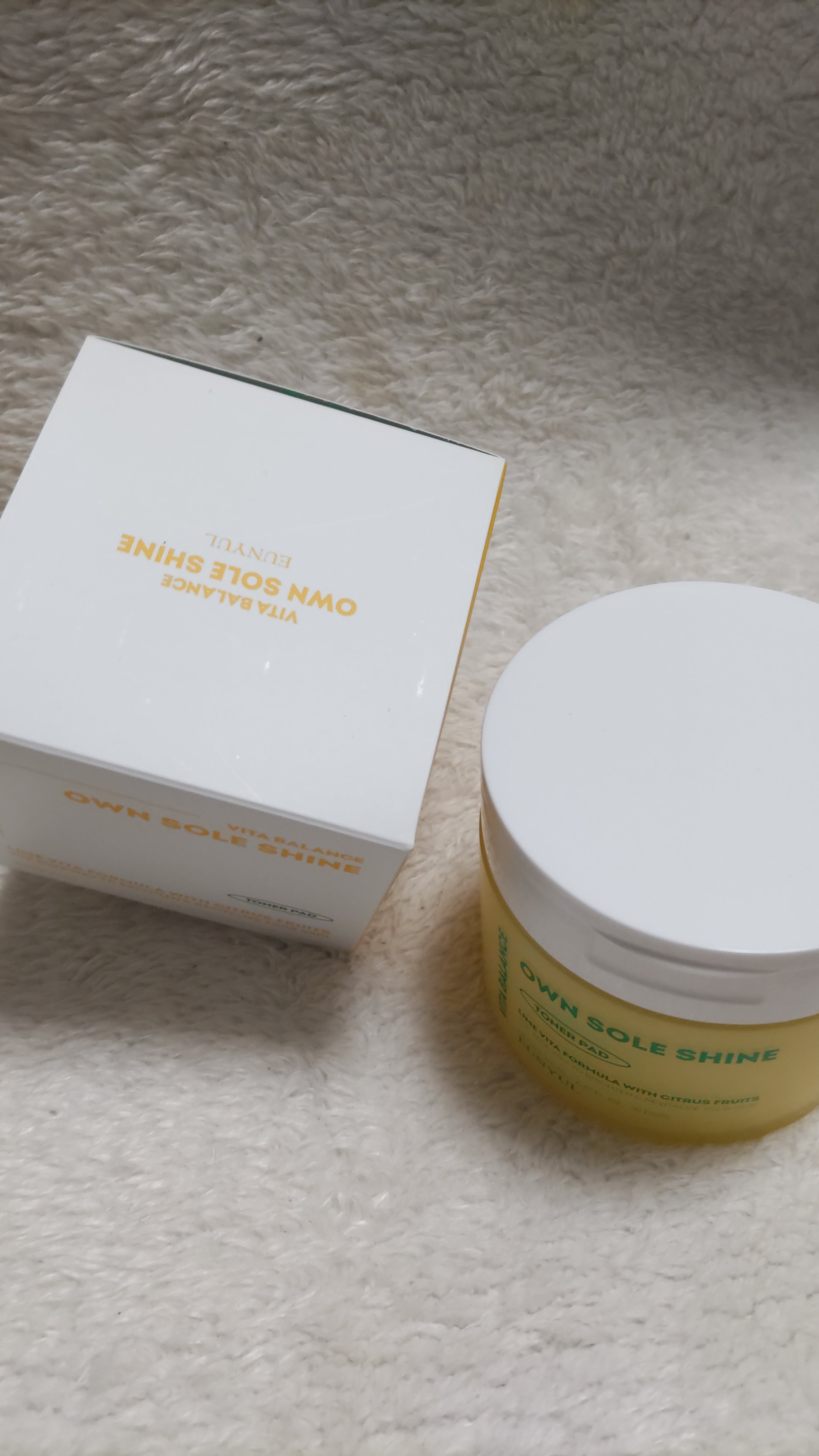 ビタバランスオウンソールシャイントナーパッド/EUNYUL/トナーパッドを使ったクチコミ（1枚目）