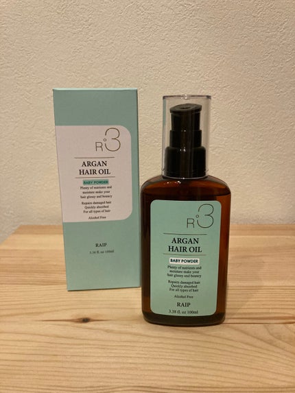 RAIP ライプ R3 アルガン ヘアオイルのクチコミ「  皆さん!おはこんにちは今日は私のさらさら代表ヘアオイルを紹介します!このヘアオイルはなんと.....」(2枚目)