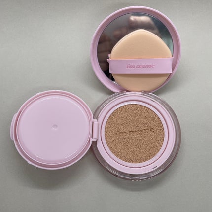 ワンダーベルベットラスティングクッション/i’m meme/クッションファンデーションを使ったクチコミ(2枚目)