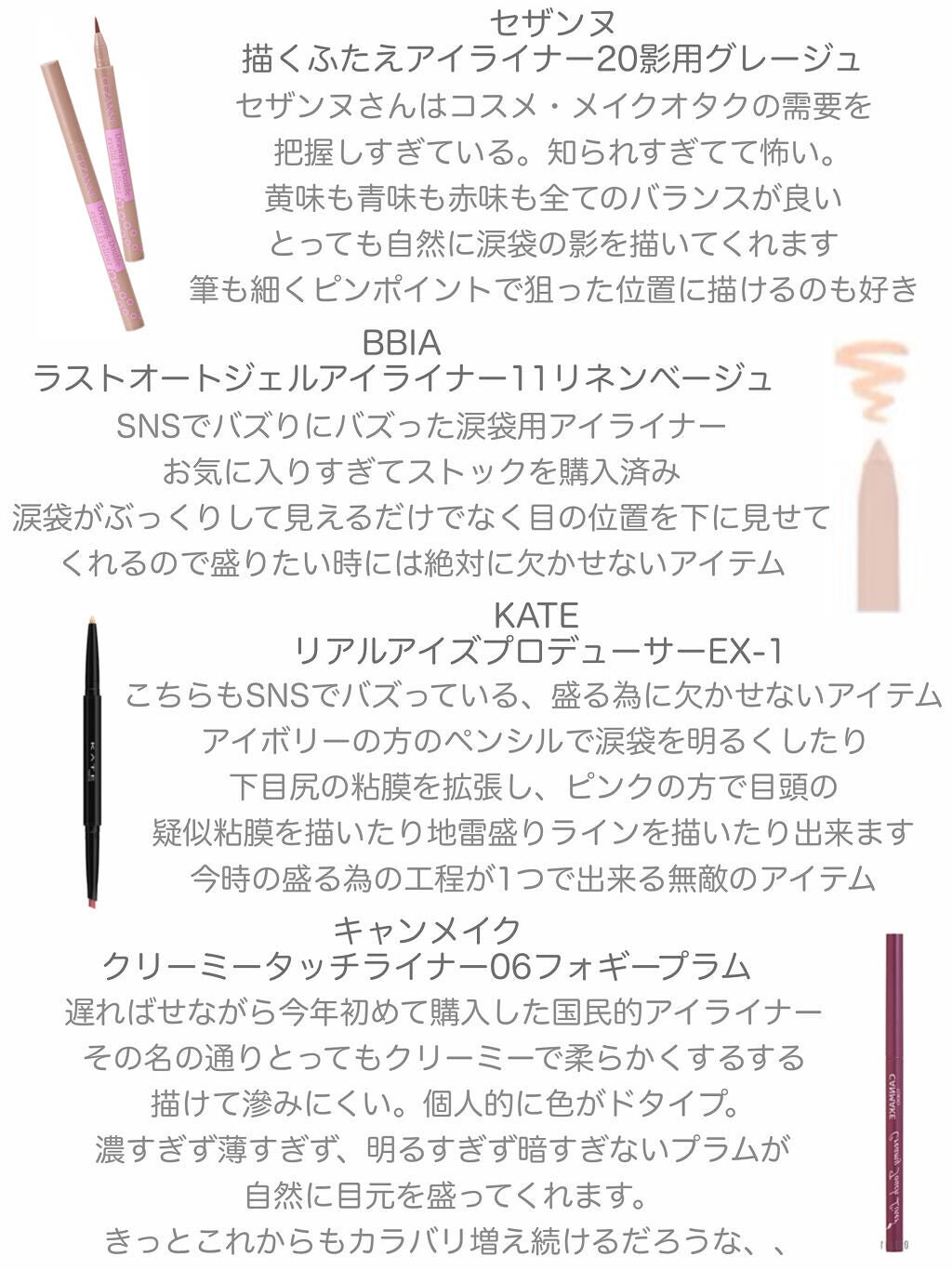 ラストオート ジェルアイライナー/BBIA/ジェルアイライナーを使ったクチコミ(3枚目)