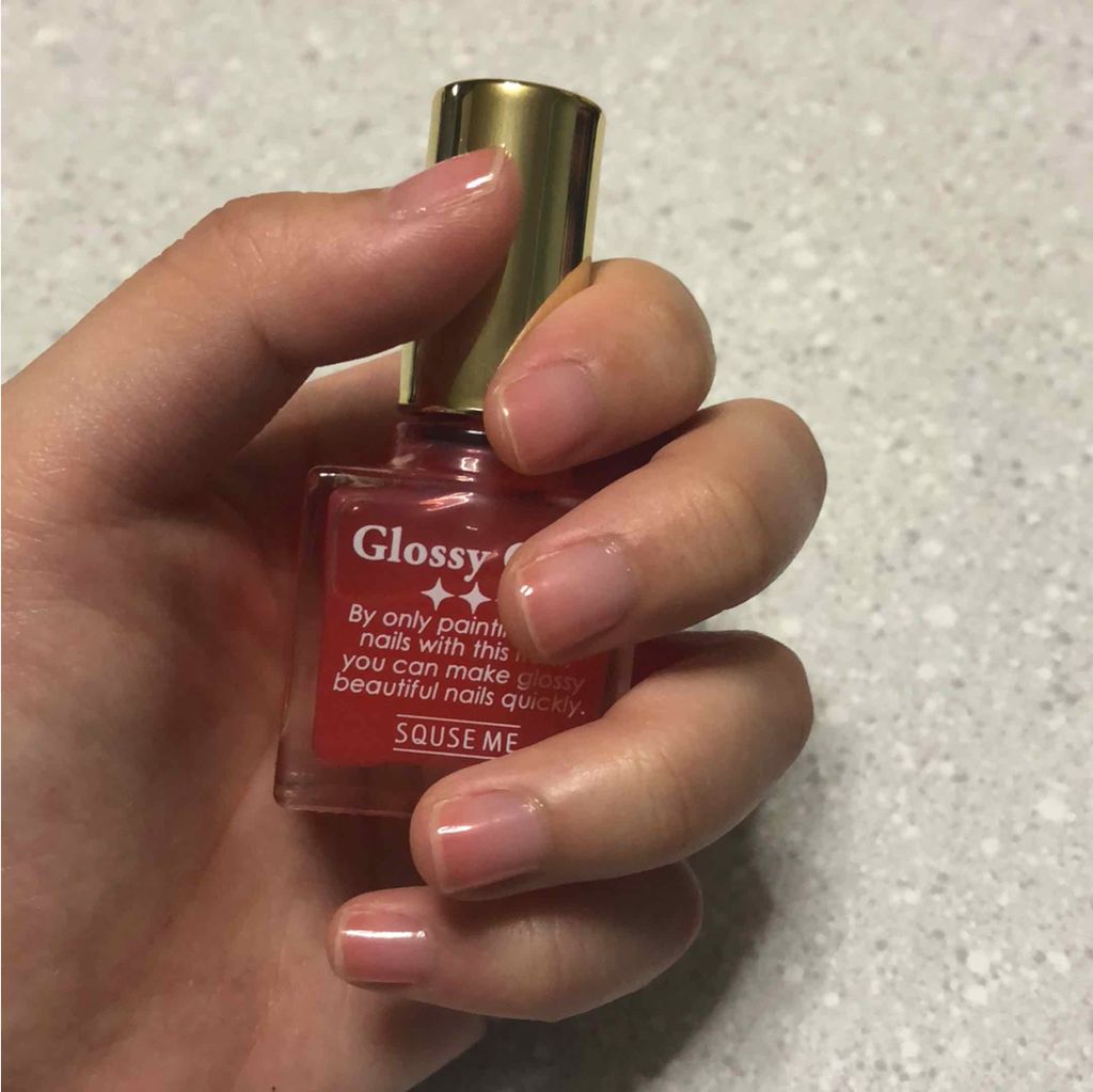 グロッシーコート/スキューズミー/オールインワンネイルを使ったクチコミ（1枚目）