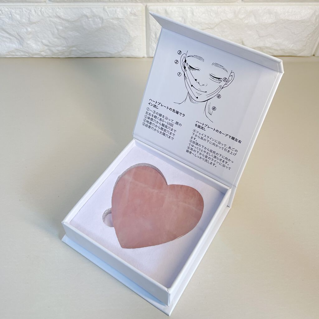 ローズクォーツ美顔プレート/SEA ESSENCE/美顔器・マッサージを使ったクチコミ（3枚目）