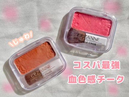 ナチュラル チークN/CEZANNE/パウダーチークを使ったクチコミ(1枚目)