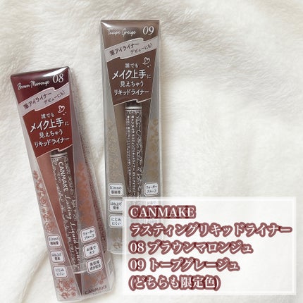 ラスティングリキッドライナー/キャンメイク/リキッドアイライナーを使ったクチコミ(2枚目)